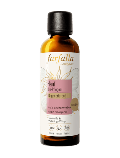Farfalla – Hanf, Bio-Pflegeöl, regenerierend, 75 ml - Farfalla