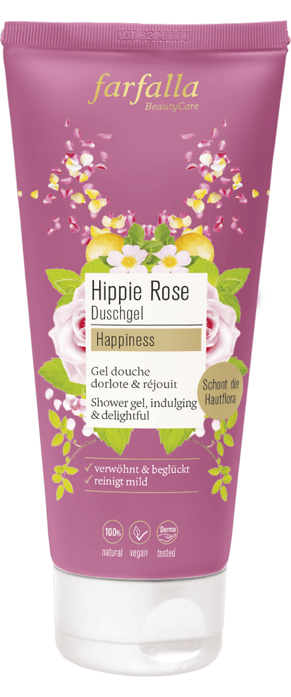 Farfalla – Hippie Rose Happiness Duschgel, 200 ml - Farfalla