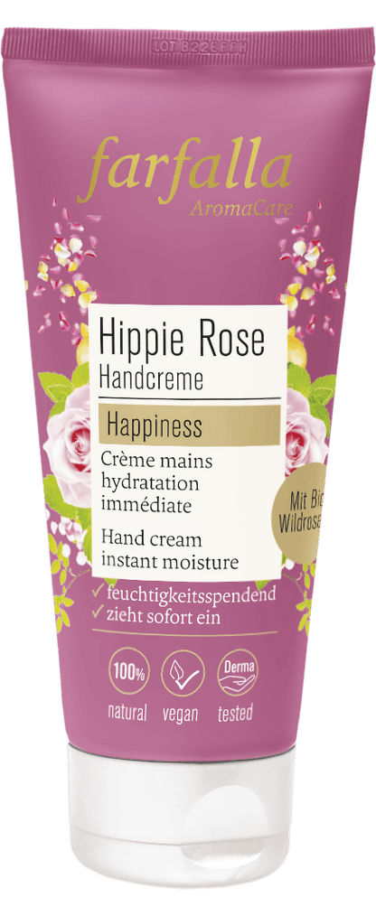 Farfalla – Hippie Rose Happiness Handcreme, 50 ml - Farfalla