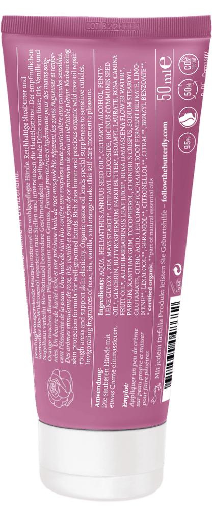 Farfalla – Hippie Rose Happiness Handcreme, 50 ml - Farfalla