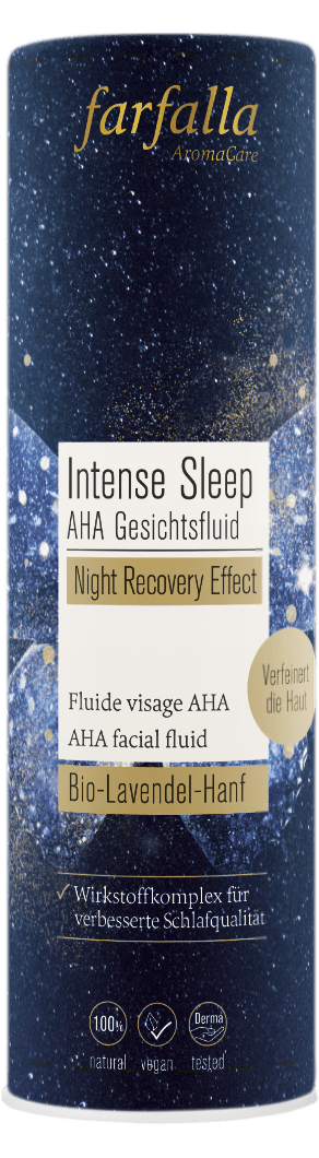 Farfalla Intense Sleep AHA Gesichtsfluid, Night Recovery Effect, 30ml - Farfalla