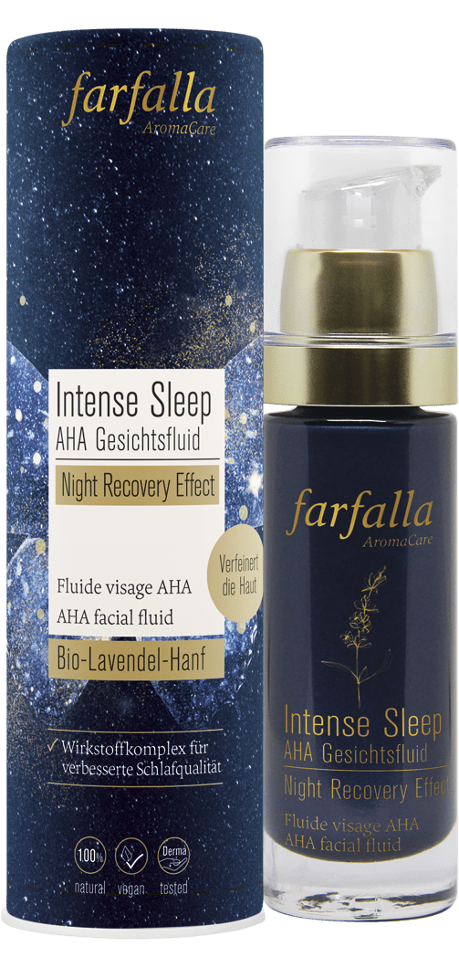 Farfalla Intense Sleep AHA Gesichtsfluid, Night Recovery Effect, 30ml - Farfalla