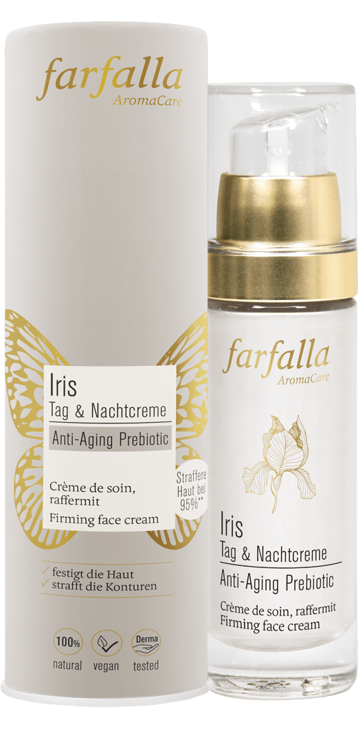 Farfalla Iris Anti-Ageing Prebiotic, Tag & Nachtcreme, 30ml - Farfalla