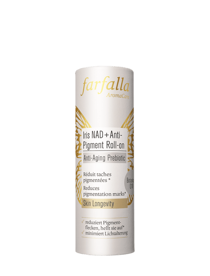 Farfalla Iris NAD+ Anti-Pigment Roll-on, Anti-Aging Prebiotic 10 ml - Farfalla