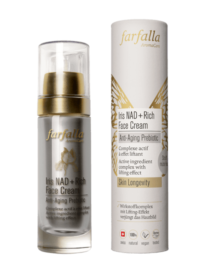 Farfalla Iris NAD+ Rich Face Cream, Anti-Aging Prebiotic 30 ml - Farfalla