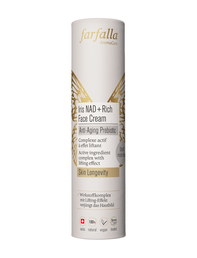 Farfalla Iris NAD+ Rich Face Cream, Anti-Aging Prebiotic 30 ml - Farfalla