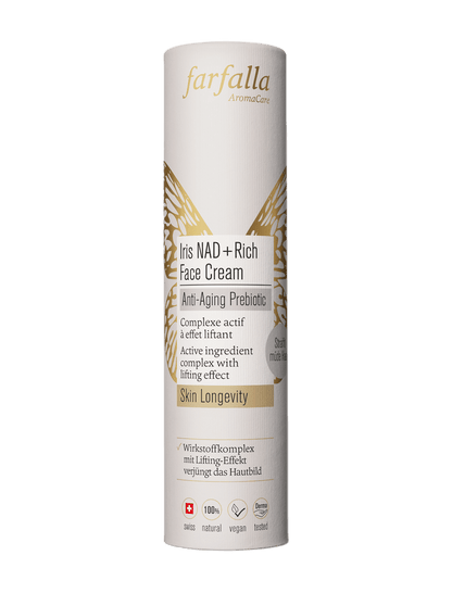 Farfalla Iris NAD+ Rich Face Cream, Anti-Aging Prebiotic 30 ml - Farfalla