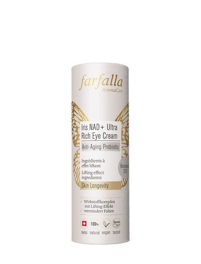 Farfalla Iris NAD+ Ultra Rich Eye Cream, Anti-Aging Prebiotic 15 ml - Farfalla