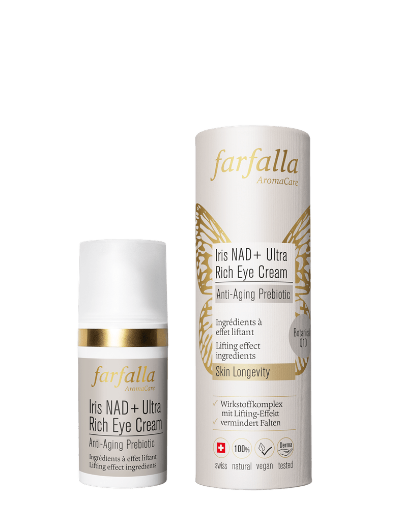 Farfalla Iris NAD+ Ultra Rich Eye Cream, Anti-Aging Prebiotic 15 ml - Farfalla