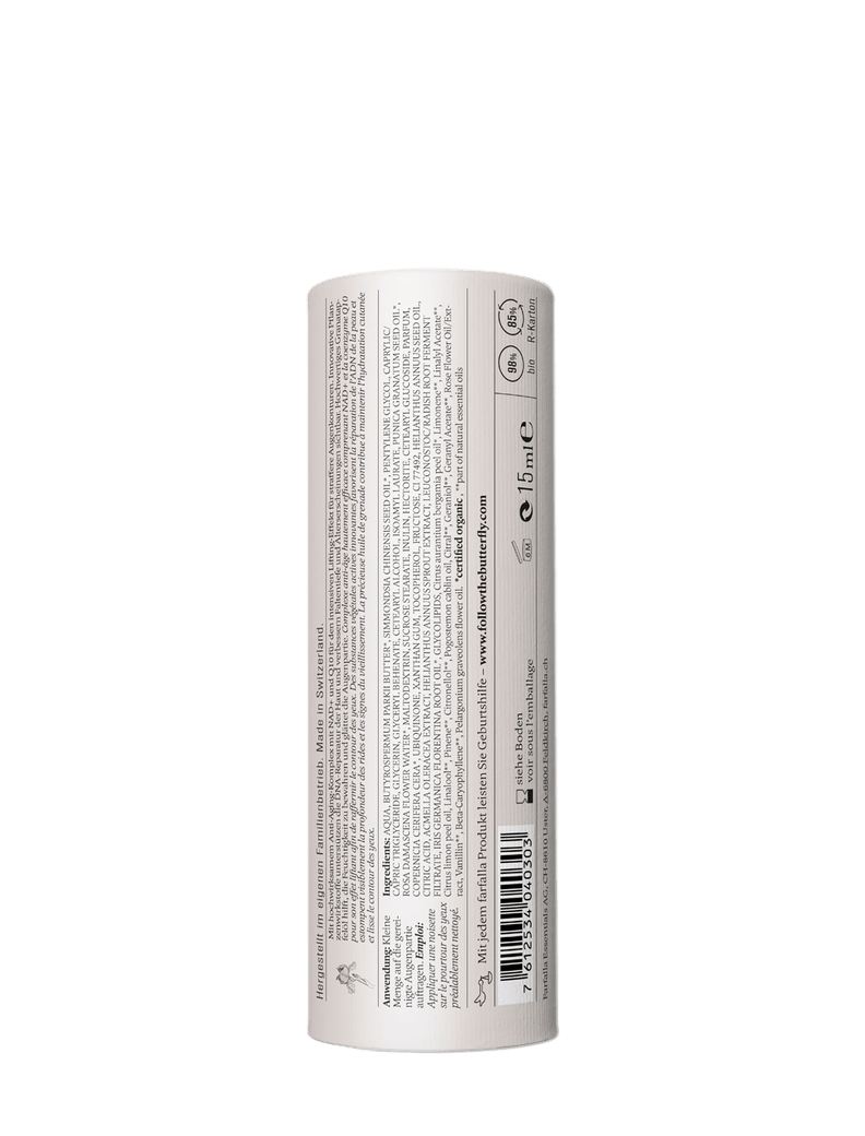 Farfalla Iris NAD+ Ultra Rich Eye Cream, Anti-Aging Prebiotic 15 ml - Farfalla