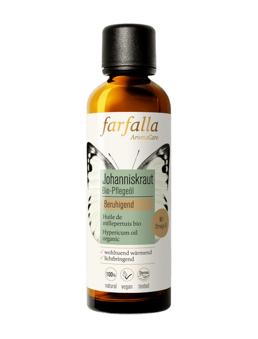 Farfalla – Johanniskraut, Bio-Pflegeöl, beruhigend, 75 ml - Farfalla