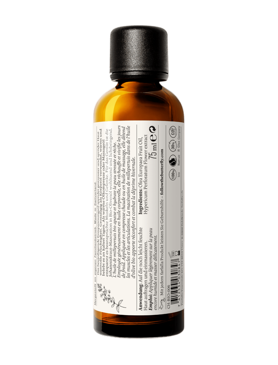 Farfalla – Johanniskraut, Bio-Pflegeöl, beruhigend, 75 ml - Farfalla