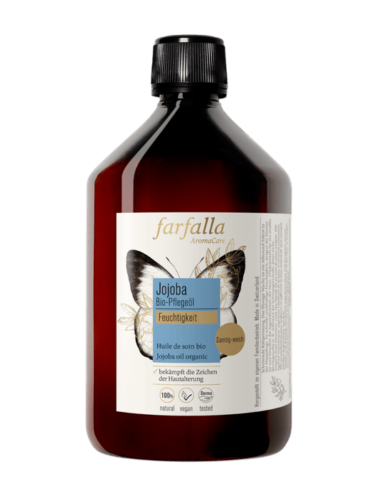 Farfalla – Jojoba Bio-Pflegeöl, Feuchtigkeit, 500 ml - Farfalla