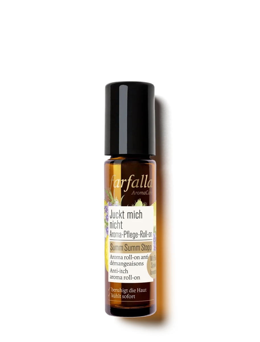 Farfalla – Juckt mich nicht Aroma-Pflege-Roll-on, Summ Summ Stopp, 10 ml - Farfalla