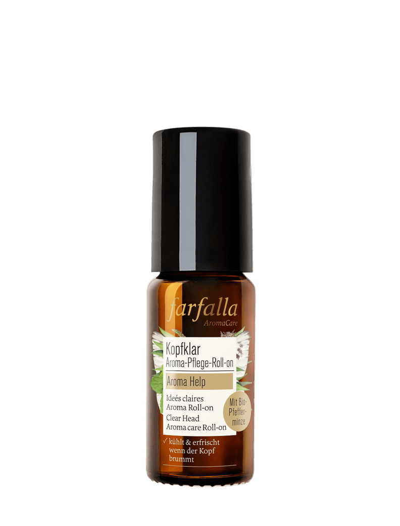 Farfalla – Kopfklar Aroma-Pflege-Roll-on, Aroma Help, 10 ml - Farfalla