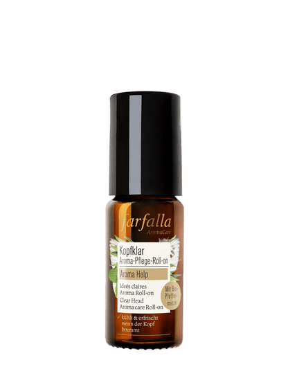 Farfalla – Kopfklar Aroma-Pflege-Roll-on, Aroma Help, 10 ml - Farfalla