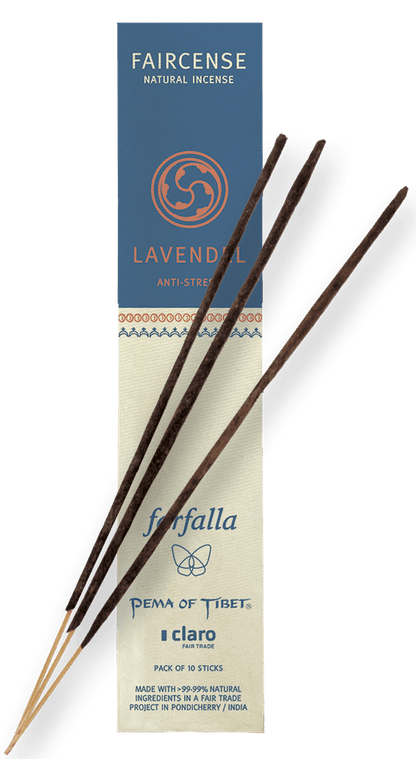 Farfalla Lavendel / Anti-Stress, Faircense Räucherstäbchen - Farfalla