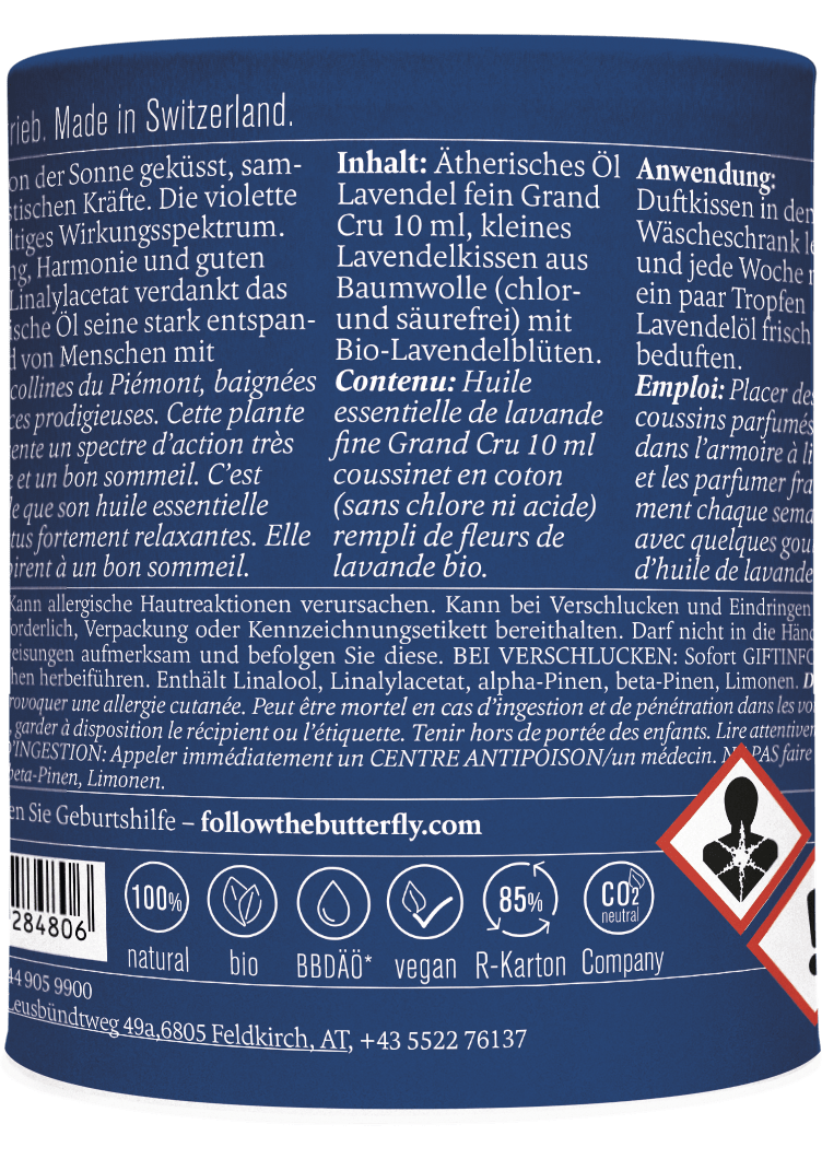 Farfalla Lavendel fein Duftset Grand Cru - Farfalla
