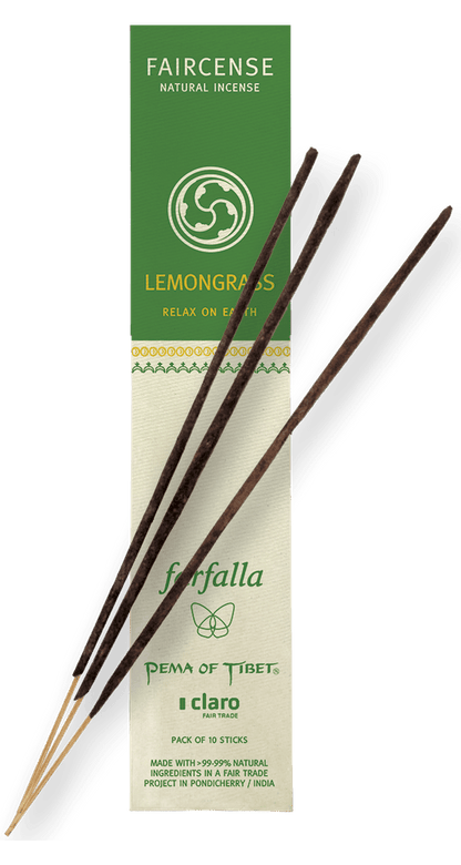 Farfalla Lemongrass / Relax on Earth, Faircense Räucherstäbchen - Farfalla
