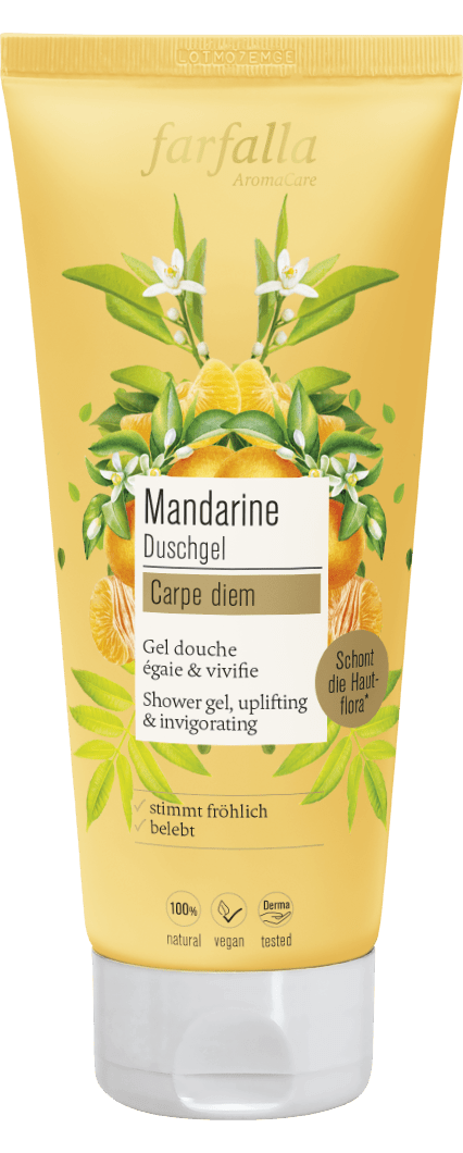 Farfalla Mandarine Carpe Diem, Duschgel, 200ml - Farfalla