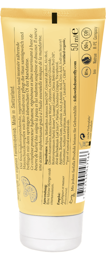 Farfalla – Mandarine Carpe Diem Feuchtigkeitsspendende Handcreme, 50 ml - Farfalla