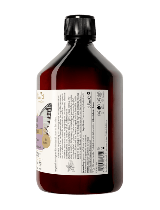 Farfalla – Mandel Bio-Pflegeöl, Verwöhnzeit, 500 ml - Farfalla