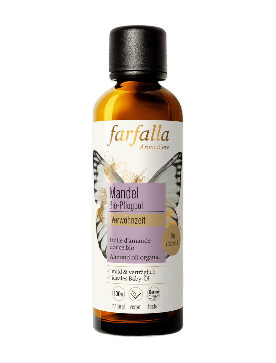 Farfalla – Mandel Bio-Pflegeöl, Verwöhnzeit, 75 ml - Farfalla