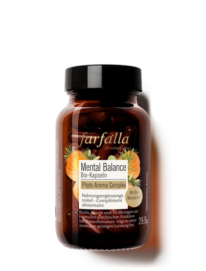 Farfalla – Mental Balance Bio-Kapseln, Phyto Aroma Complex, 60 Stk. - Farfalla