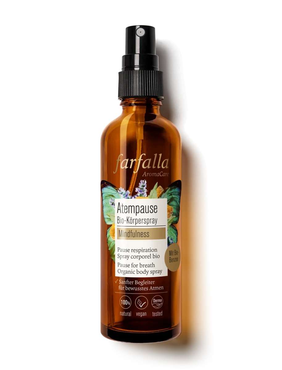 Farfalla – Mindfulness, Atempause Bio-Körperspray, 75 ml - Farfalla