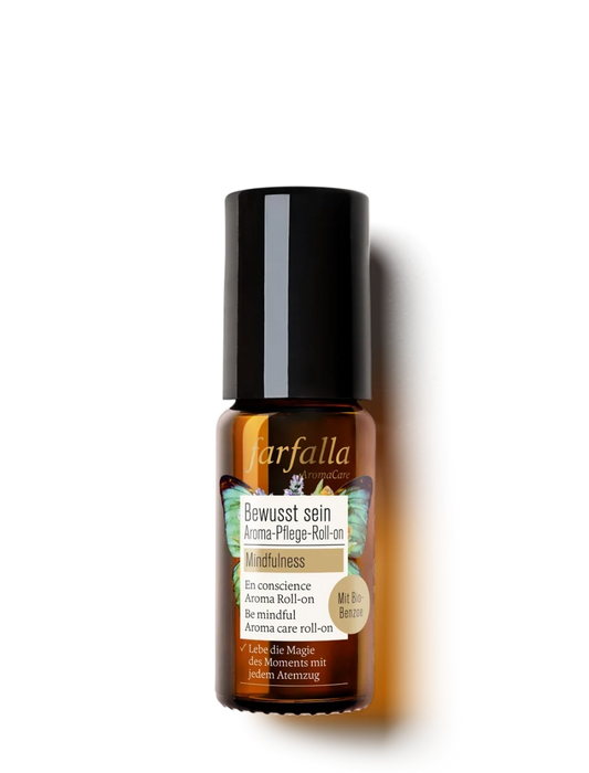 Farfalla – Mindfulness, Bewusst sein Aroma-Pflege-Roll-on, 10 ml - Farfalla