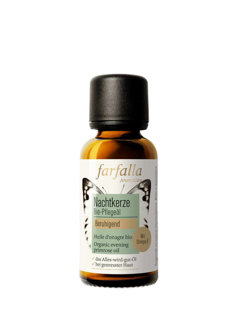 Farfalla – Nachtkerze Bio-Pflegeöl, beruhigend, 30 ml - Farfalla