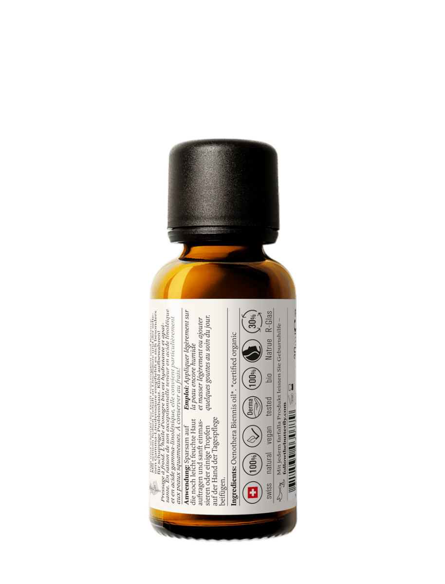 Farfalla – Nachtkerze Bio-Pflegeöl, beruhigend, 30 ml - Farfalla