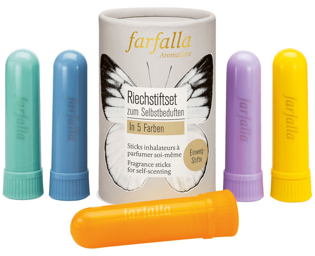 Farfalla Riechstiftset in 5 Farben - Farfalla