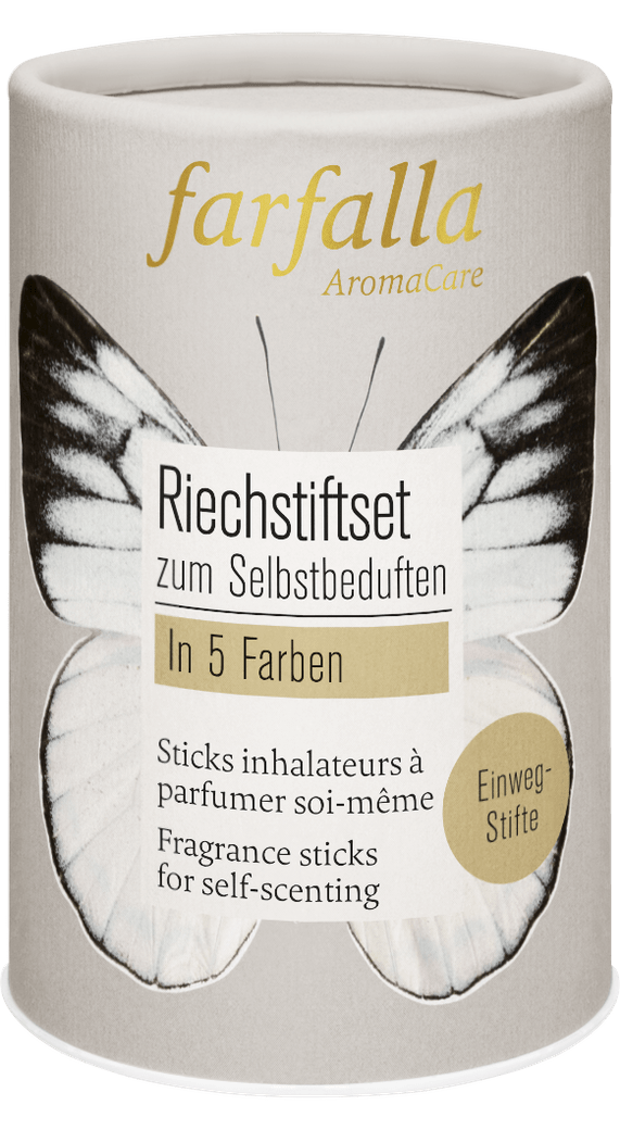 Farfalla Riechstiftset in 5 Farben - Farfalla