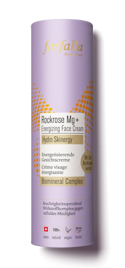 Farfalla - Rockrose Mg+ Energizing Face Cream, Hydro Skinergy, 30ml - Farfalla