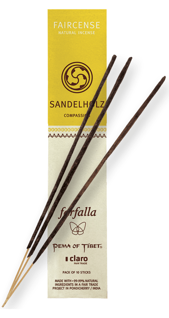 Farfalla Sandelholz / Compassion, Faircense Räucherstäbchen - Farfalla