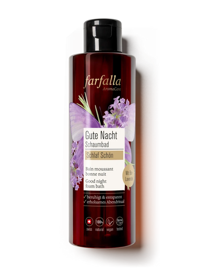 Farfalla – Schlaf schön, Gute Nacht Schaumbad, 200 ml - Farfalla