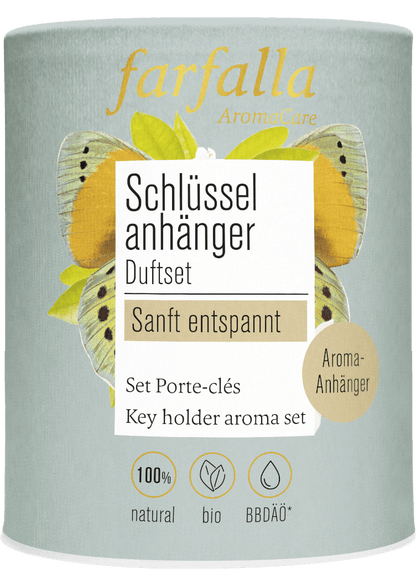 Farfalla Schlüsselanhänger Duftset Sanft entspannt - Farfalla