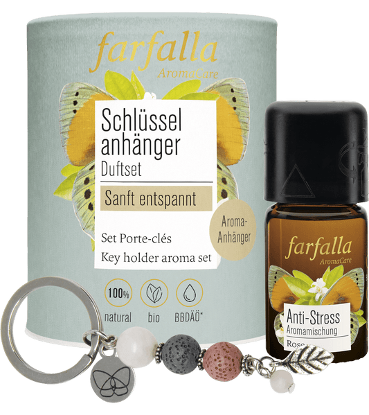 Farfalla Schlüsselanhänger Duftset Sanft entspannt - Farfalla