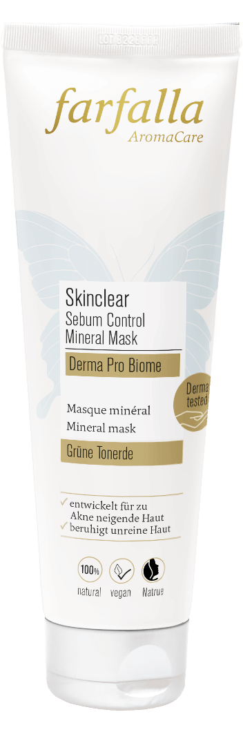 Farfalla Skinclear Sebum Control Mineral Mask, Derma Pro Biome, 50ml - Farfalla