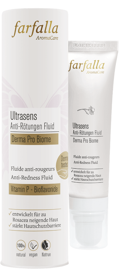 Farfalla Ultrasens Anti-Rötungen Fluid, Derma Pro Biome, 30ml - Farfalla