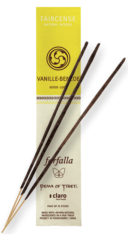 Farfalla Vanille/Benzoe / Good Luck, Faircense Räucherstäbchen - Farfalla