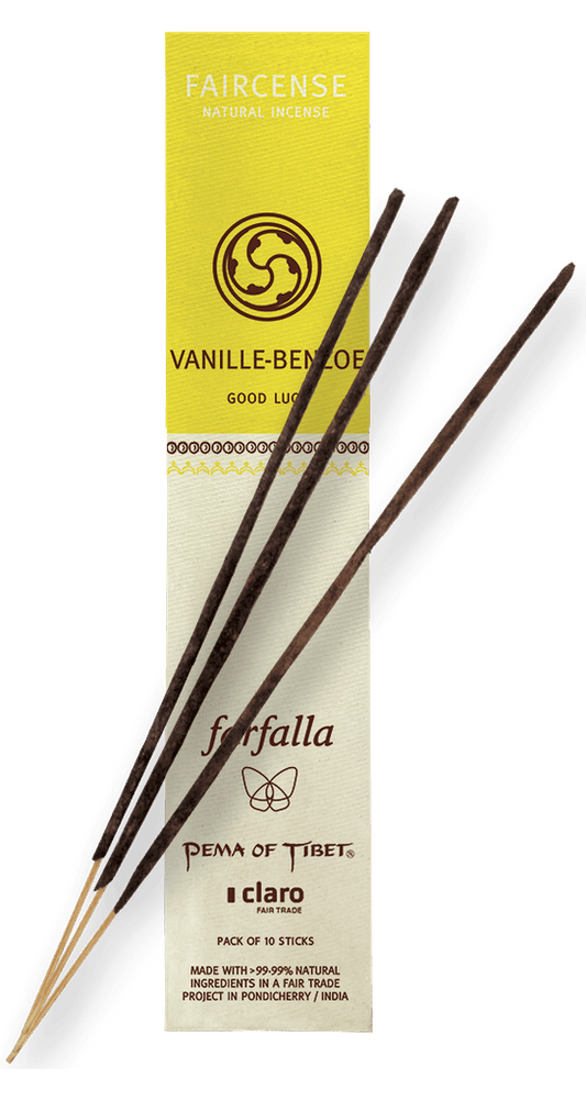 Farfalla Vanille/Benzoe / Good Luck, Faircense Räucherstäbchen - Farfalla
