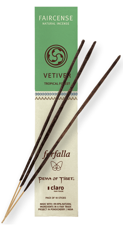 Farfalla Vetiver / Tropical Forest, Faircense Räucherstäbchen - Farfalla
