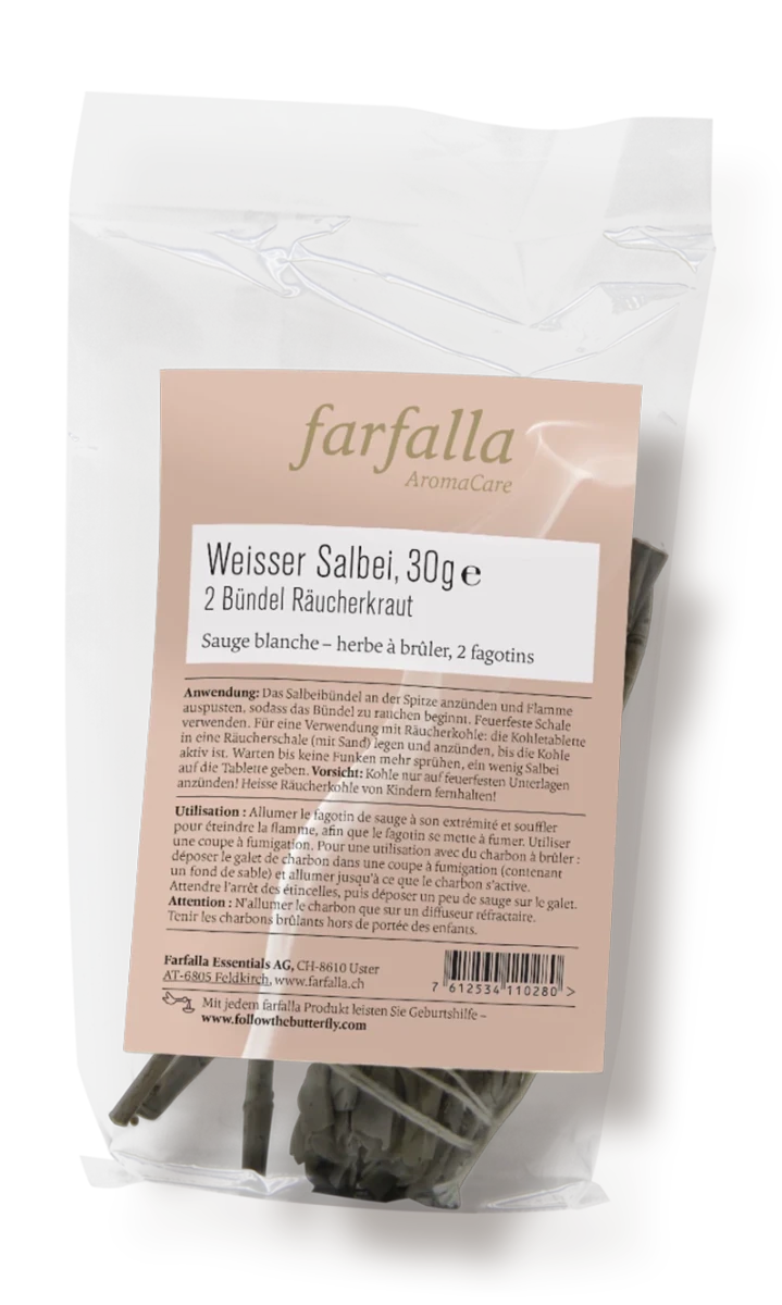 Farfalla – Weisser Salbei Bündel, 30 g (2 x 15 g) - Farfalla