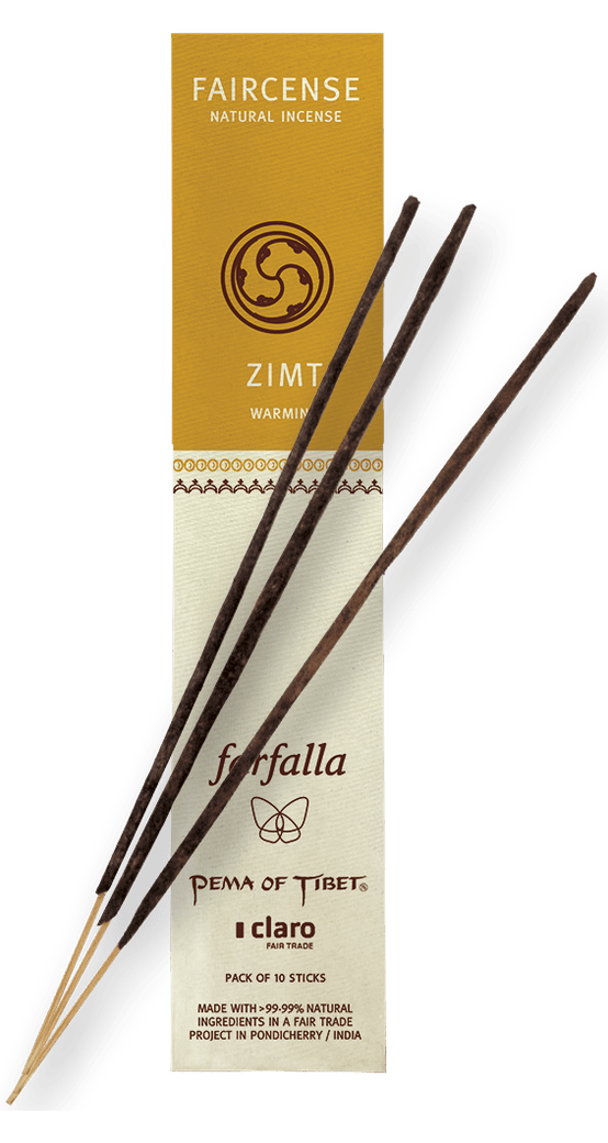 Farfalla Zimt / Warming, Faircense Räucherstäbchen - Farfalla