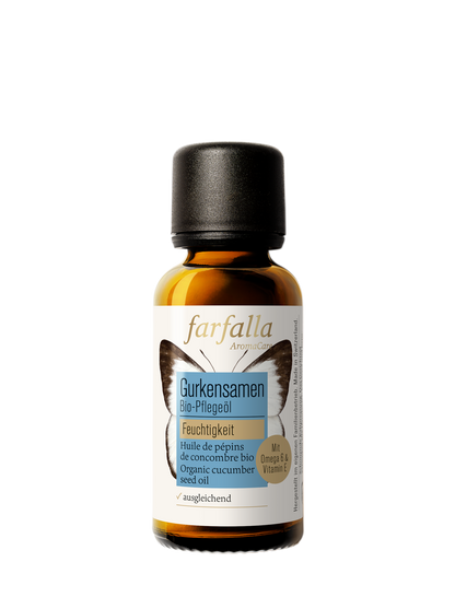 Farfalla – Gurkensamen, Bio-Pflegeöl, Feuchtigkeit, 30 ml
