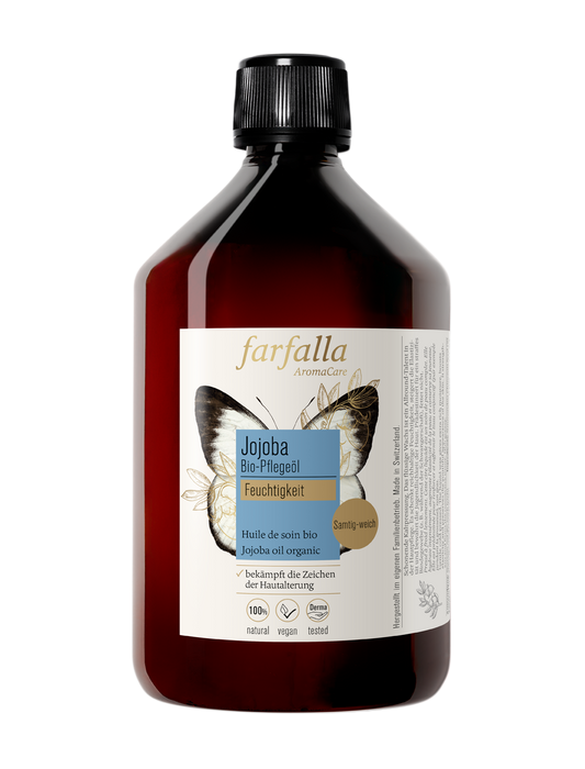 Farfalla – Jojoba Bio-Pflegeöl, Feuchtigkeit, 500 ml