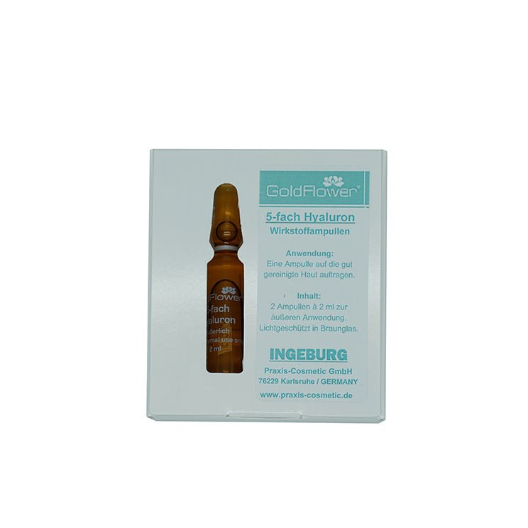 Goldflower 5-fach Hyaluron Ampulle 2x2 ml - Goldflower