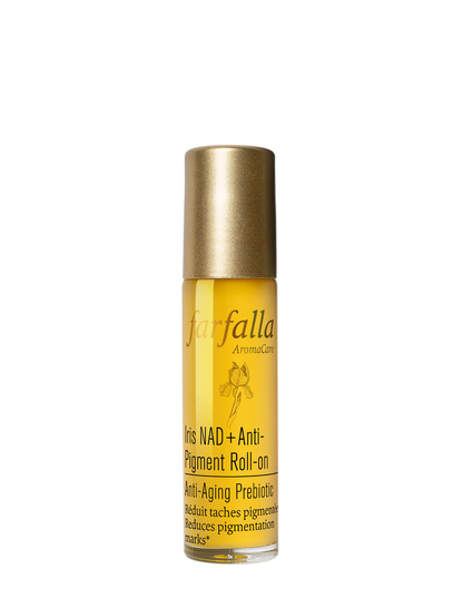 Farfalla Iris NAD+ Anti-Pigment Roll-on, Anti-Aging Prebiotic 10 ml